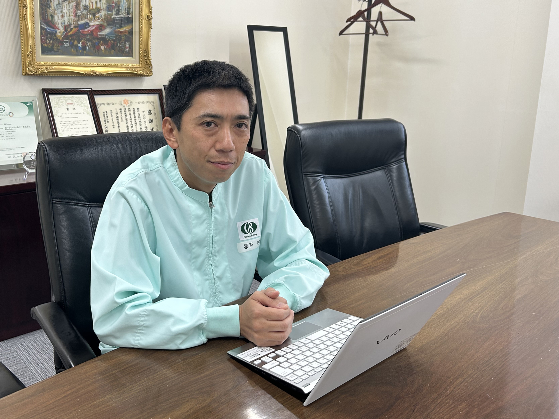 ガーデンベーカリー株式会社 榎戸工場長